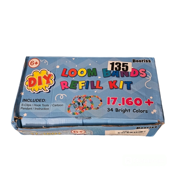 BOORISS Loom Bands Refill Kit 34 colors - Picture 1 of 2
